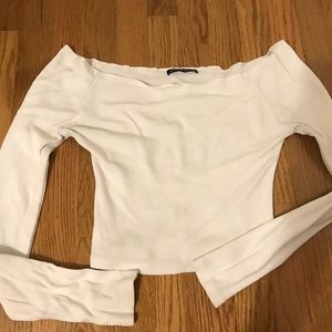 white long sleeve blouse